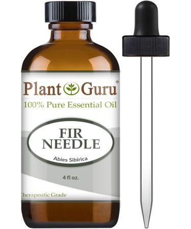 Plant Guru Fir Needle 4 oz 100% Pure Undiluted Therapeutic Grade Essential Oil