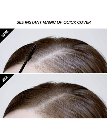 RED by Kiss Quick Cover Mascara | Water-Resistant Gray Concealer Brush for Hair & Beard - Natural Medium Brown | International Shipping Available - Buy Online on GoSupps.com