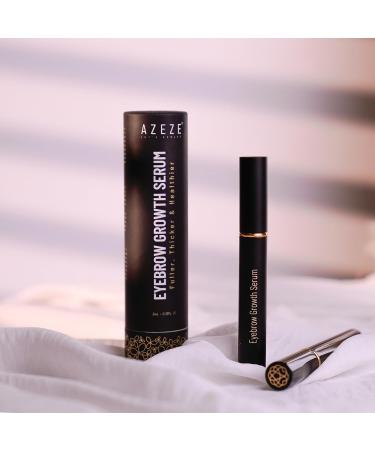 Azeze Eyebrow Growth Serum - Get Thicker Fuller Brows in 6 Weeks | Oil-Free Formula for Fast Results - Buy Online on GoSupps.com