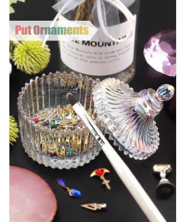 TOROKOM Small Glass Monomer Dish with Lid - Colorful Dapping Dish for Acrylic Nails - Buy Online on GoSupps.com
