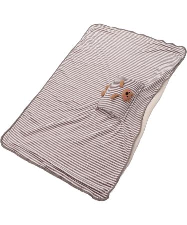 Anggrek USB Heating Ceiling Blanket - Portable Washable 5V Thermostatic Warming - Cute Bear Striped Gray for Home Use - Buy Online on GoSupps.com
