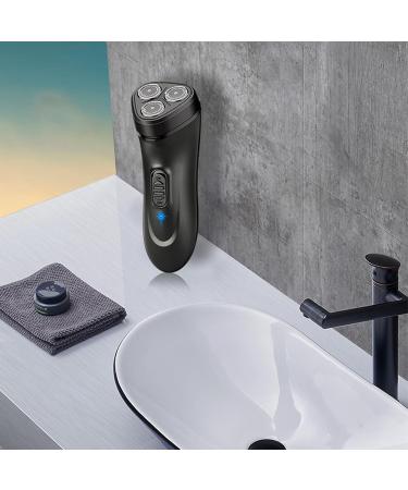 Electric Shaver for Men Cordless USB Rechargeable Electric Men's Shaver Wet and Dry Men's Rotary Shavers with Pop-up Trimmer Waterproof Electric Pocket Shaver for Travel or Home Use Black - Buy Online on GoSupps.com