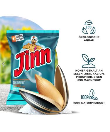 Buy JINN Roasted & Salted Sunflower Seeds 300g x 10 - Premium International Shipping - Buy Online on GoSupps.com