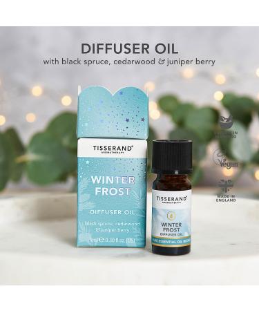 Tisserand Winter Frost Diffuser Oil 9ml - Aromatherapy Essential Oil Blend for Winter Season - Buy Online on GoSupps.com