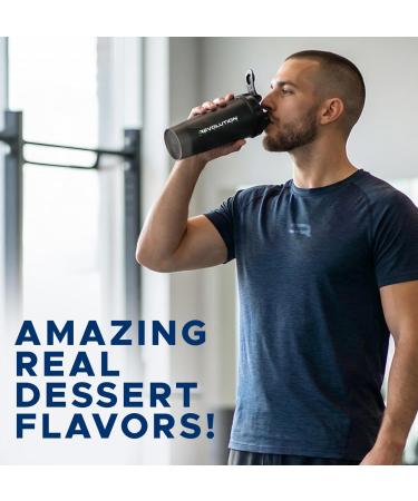 Revolution Nutrition High Whey Protein Powder Whey Isolate Gluten Free Lean Muscle Mass For Men & Women 25g of Protein Per Scoup 908 g 24 Servings (Cookies and Cream 2 Pound) Cookies and Cream 2 Pound - Buy Online on GoSupps.com