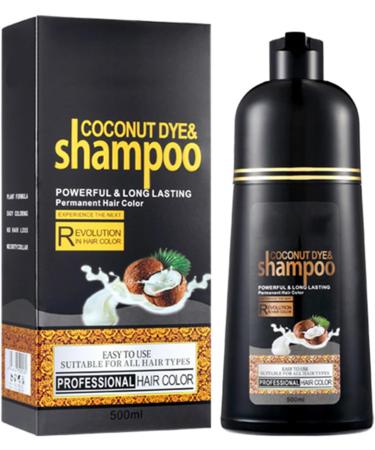  Duqulle Instant Coconut Shampoo - Natural Plant-Based Ingredients - Fast Coloring - Coconut Oil Coverage - Long-Lasting - No Bleach - Protects Hair - 500ml - Buy Online on GoSupps.com