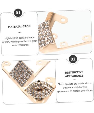 LIFKOME High Heel Toe Protection - 2 Pairs Shoe Tip Covers & Repair Accessories for Heel Tips & Boot Protectors - Buy Online on GoSupps.com