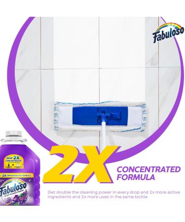 Fabuloso Multi-Purpose Cleaner 1 Gallon - Lavender Scent 2x Concentrated Formula for Floors Counters & Windows - Includes PD Ship Safe Bag | International Shipping Available - Buy Online on GoSupps.com