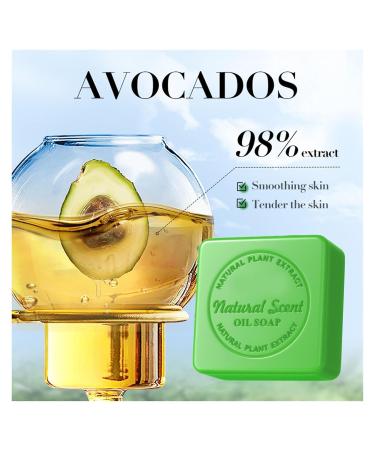 Avocado Bar Soap & Moisturizing Shampoo Tea Tree Mint Shea Butter & Aloe for All Hair Types | International Shipping Available - Buy Online on GoSupps.com