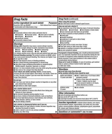 KIRKLAND SIGNATURE Ibuprofen 500 Tablets - Pain Relief Medication - Buy Online on GoSupps.com