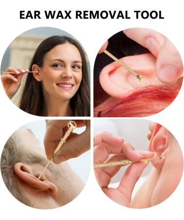 Brass 5pcs Ear Wax Remover Keychain Pendants for Travel - Portable Ear Cleaner - Buy Online on GoSupps.com