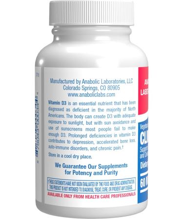 High Strength Vitamin D3 5000 IU - Clinical Formula Vitamin D Supplement for Men and Women for Bone Teeth Muscle Mood and Immune Support - High Absorption Vegetarian Microtabs (60 Day Supply) - Buy Online on GoSupps.com