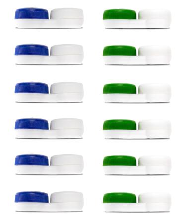 Portalenti Contact Lens Case - 12-Pack Travel Cases for On-the-Go Convenience | Durable & Stylish - Buy Online on GoSupps.com