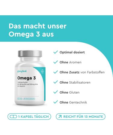Buy Omega 3 Capsules (400 ct) - 1000 mg Fish Oil EPA & DHA - High Dose Pure & Additive-Free - Sustainable Fishing - International Shipping Available - Buy Online on GoSupps.com