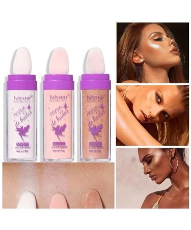 2 PCS Fairy Highlight Patting Powder Body Glitter | White Moonbeam Shade - Buy Online on GoSupps.com