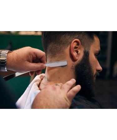 Fripac Steel Razor - Foldable Silver Blade for Precise Shaving | Perfect for Beard Contour Cuts & Neck Area - 640g - Buy Online on GoSupps.com