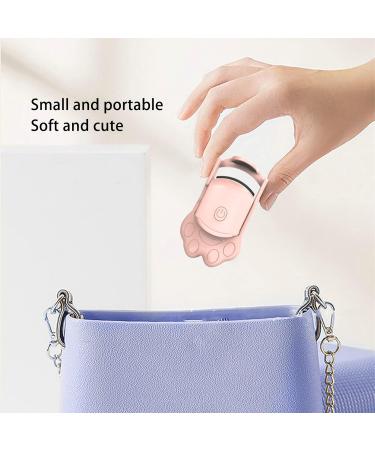 Verdant Touch Rechargeable Lash Curler Electric Heated Eyelash Curler Rechargeable Portable Lash Curler Cat Claw Shape Pink - Buy Online on GoSupps.com
