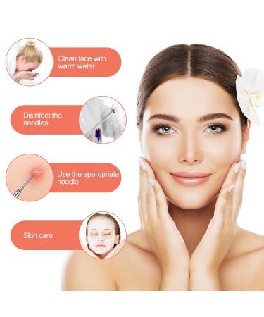 Fousenuk Blackhead Remover Set - 10 Stainless Steel Comedone Squeezers for Pimple & Acne Care with Storage Box - Perfect for Noses & Facial Care - Buy Online on GoSupps.com