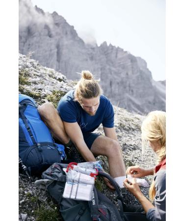 Tatonka First Aid Mini Set - Compact First Aid Kit for Outdoor Adventures Hiking & Cycling - Includes Tick Pliers - 10x7x4cm Black - Buy Online on GoSupps.com