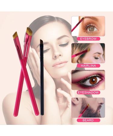 Multi Function Eyebrow Brush | Professional Square Angled & Ultra Thin Eyeliner Makeup Brush for Precision Application - Buy Online on GoSupps.com