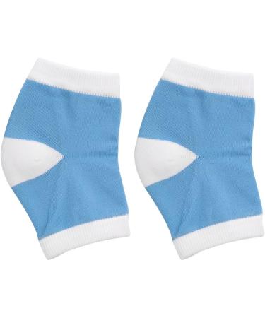 Moisturizing Gel Heel Socks for Dry Cracked Heels Ventilate Open Toe Socks with Essential Oil for Pain Relief & Rough Skin Foot Care Gel Moisturizer Socks for Men Women Heel Repair (Blue) - Buy Online on GoSupps.com