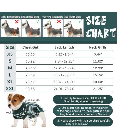 Buy HJYOKUSO Surge Suits for Dogs - Male & Female E-Collar Alternative for Surgery Recovery - Green XS for Postoperative Wounds - Buy Online on GoSupps.com