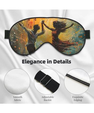 Dance with Music Soft Sleep Eye Mask Female Breathable Eye Patch Perfect for Travel and Relaxation - Buy Online on GoSupps.com