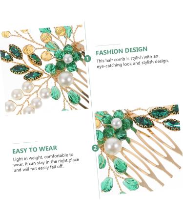 Angoily Crystal Hair Accessories Aesthetic Hair Accessories Wedding Hair Accessories Bridal Headpiece Hair Jewels for Women Rhinestone Accessories for Women Hair Piece Bride Metal Manual - Buy Online on GoSupps.com