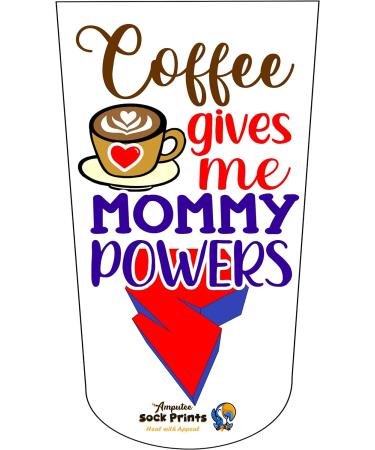 Amputee Stump Sock - Coffee Super Mommy Powers V1 - 3Ply, Heal with Appeal - Buy Online on GoSupps.com