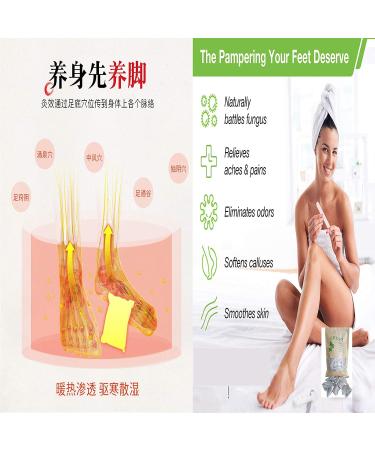 AMTOOCH 100bag Natural Mugwort Herb Foot Soak Powder for Relaxing Spa Massage - Buy Online on GoSupps.com