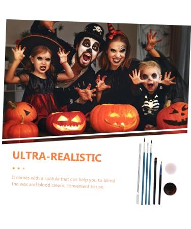 Beaupretty Halloween Scar Cream & Blood Gel Set - Theatrical Makeup Kit for Masquerade & Prom | 3 Pcs Extra Flesh Effects - Buy Online on GoSupps.com