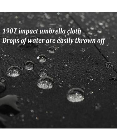 Walking Stick Umbrella 2-in-1 Multifunction Crutch Umbrella with Non-Skid Foot Self Protection Cane Umbrella for Men and Women Gift Black - Buy Online on GoSupps.com