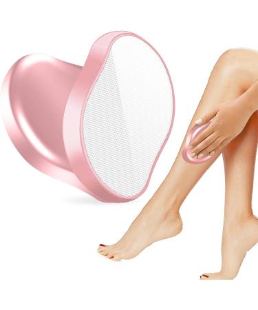 Hoyesch Crystal Hair Eraser | Reusable Painless Hair Remover for Women and Men - Exfoliation Tool for Back, Arms, Legs (Pink) - Buy Online on GoSupps.com