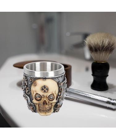 Unbreakable Lurrose Soap Bowl Razor Cup for Men - Rust-Free Steel Shaving Cream Container | Premium Beard Shaving Tools - Buy Online on GoSupps.com