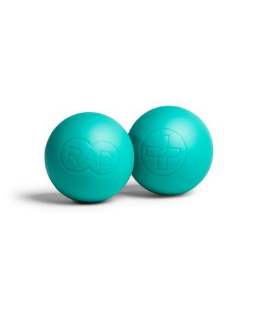 RAD Recovery Rounds/Set of 2 Extra Soft Yoga Medicine Massage Balls for Feet, Jaw, Forearm, Neck and Foot Self Myofascial Release, Deep Tissue Massage, Mobility and Recovery