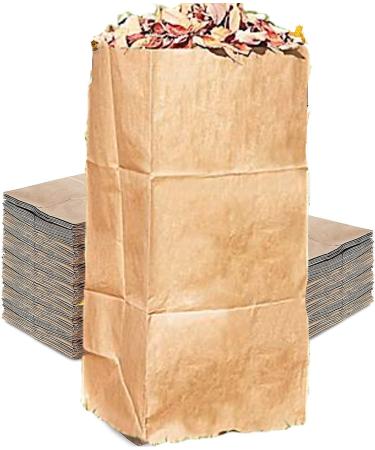 Rocky Mountain Goods Yard Waste Bags - Large 30 Gallon Brown Paper Leaf Bags for Yard / Garden - Environmental Friendly Lawn Bags - Tear Resistant Refuse Yard Bags - Heavy Duty 2 Ply Self Standing (5) - Buy Online on GoSupps.com