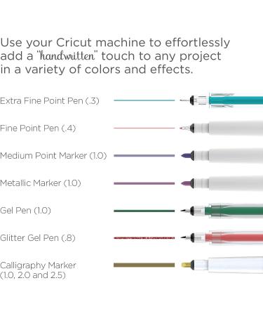 Cricut Ultimate Fine Point Pen Set - 30 Assorted 0.4mm Fine Tip Pens for Writing, Drawing, and Coloring - Compatible with Cricut Maker and Explore Cutting Machines - Buy Online on GoSupps.com