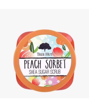 Tree Hut Peach Sorbet Shea Sugar Scrub 18 oz - Ultra Hydrating & Exfoliating Body Care - Buy Online on GoSupps.com