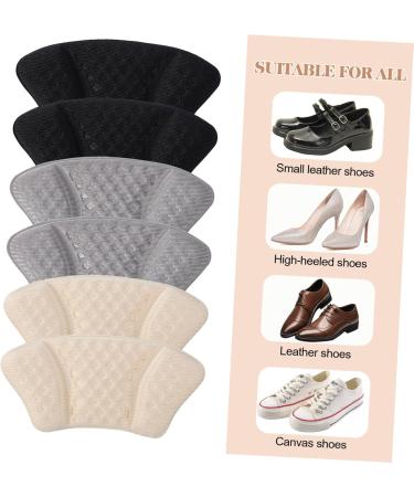 FRCOLOR 6 Pairs Anti-Wear Heel Cushions - Shoe Inserts & Grips for Women's Comfort | Durable Heel Pads & Liners - Buy Online on GoSupps.com