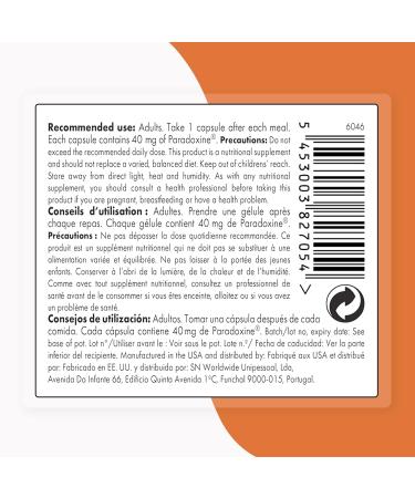 Supersmart Paradoxine 40mg - Grains of Paradise Extract - 12.5% 6-Paradol - Antioxidant & Fat Burner - 90 Capsules - Buy Online on GoSupps.com