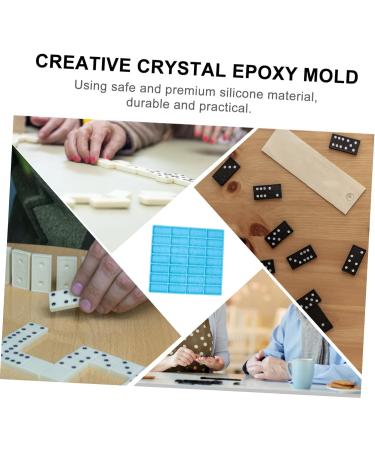 NUOBESTY Chocolate Candy Molds Chocolate Molds 2pcs Mold Silica Gel 3D Chocolate Candies Self Made Resin Molds Dominoes Resin Moulds Bluex2pcs 20.5X8.5X0.8CMx2pcs - Buy Online on GoSupps.com