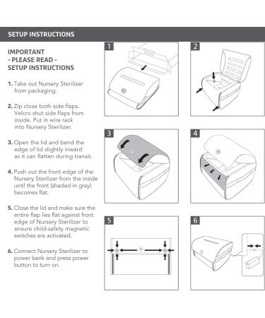 Munchkin 59S UV Sterilizer Bag - Eliminates 99% of Germs, Viruses & Bacteria - Buy Online on GoSupps.com