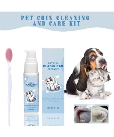 Cat Chin Kit Gently Chin Blackheads with A Cleansing Brush Free Nourishing The Soft and Chin of Cats 30ML White One Size - Buy Online on GoSupps.com