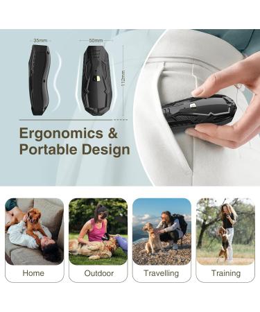 Anti Barking Device Auto Dog Barking Deterrent Devices Stop Dog Barking Ultrasonic Anti Barking Device Dogs Bark Stopper LED Indicate Indoor Outdoor Bark Control Training For Small Medium Large Dogs - Buy Online on GoSupps.com