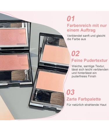  Erinde Erinde Blush Powder Delicate and Long Lasting Blush with Fine Shine Easy to Blend Silky Texture Shine & Natural Makeup Finish #04 - Buy Online on GoSupps.com