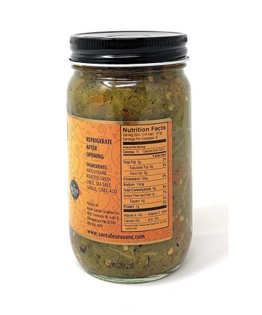 Santa Fe Seasons Flame Roasted Hatch Green Chile Medium - 16 oz - Buy Online on GoSupps.com