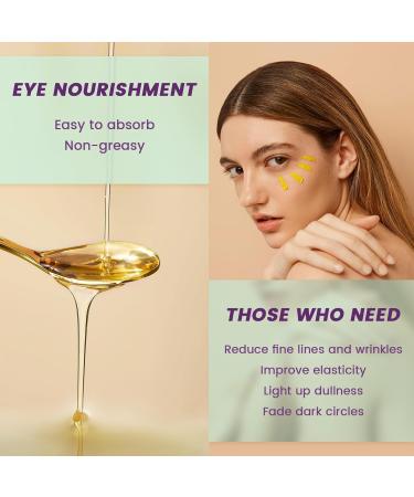 Eye Cream for Dark Circles & Puffiness - Anti-Aging Caffeine Serum with 360 Cooling Applicator | 0.5 Fl Oz | Perfect Stocking Stuffers for Women - Buy Online on GoSupps.com