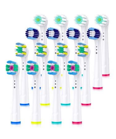 Toothbrush Heads for Oral B Professional Electric Toothbrush Replacement Heads Compatible with Pro Genius and Smart 16 Pack