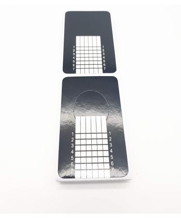 MHD Nail Form Acrylic Art Gel Extension Professional Nail Forms Tip Sculpting Guide (50 BLACK) - Buy Online on GoSupps.com