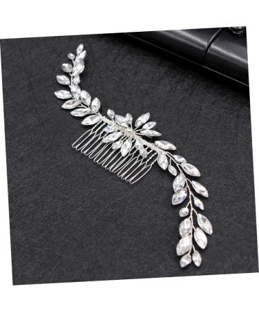 DOITOOL Wedding Hair Barrette Bridal Hair Comb Rhinestone Barrettes Jewelry Hair Comb Bridal Headpiece Wedding Headpiece Crystal Hair Comb Tiara Rhinestones Accessories Bride - Buy Online on GoSupps.com
